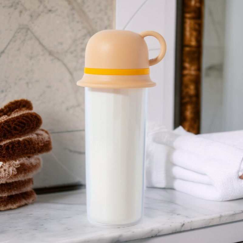  ชุดแก้วน้ำเดินทาง 3-in-1 / 4-in-1 สำหรับครอบครัว แบบพกพา แก้วแปรงฟันสำหรับเด็กและคู่รัก