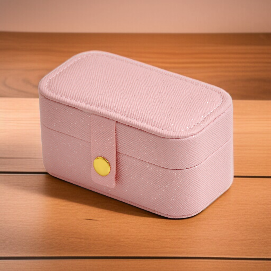 Kompakt utazó ékszerrendező doboz