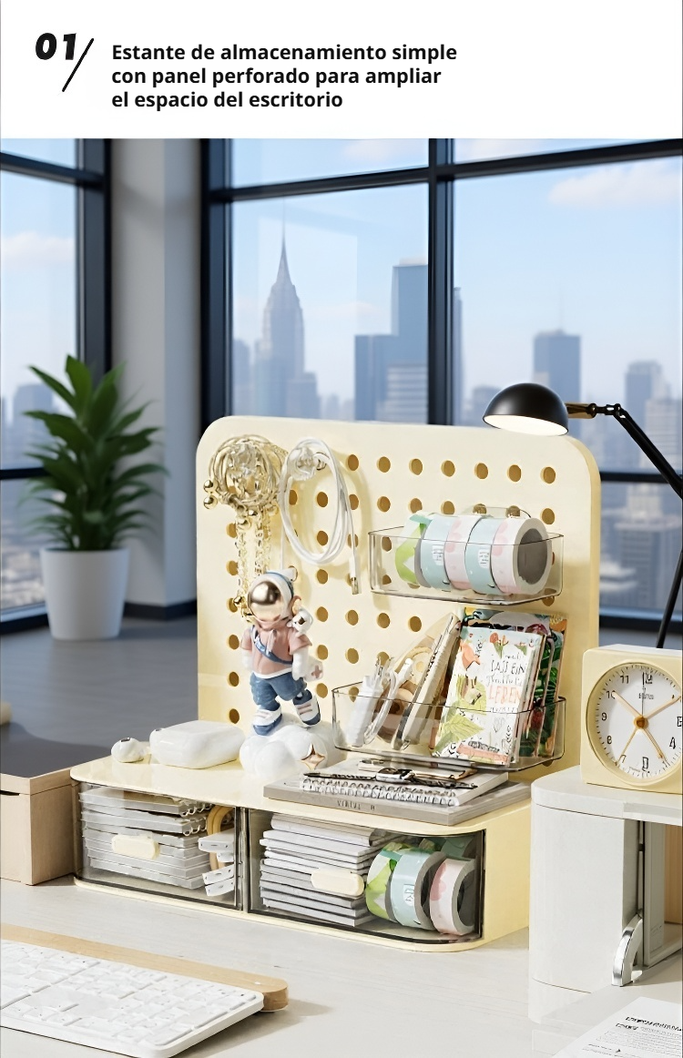 Mesa de hogar con diseño moderno y funcional