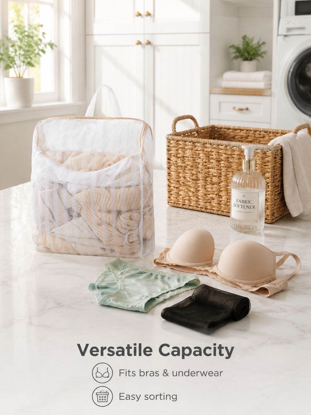 Anti-Deformation Laundry Bag for Underwear and Bras
