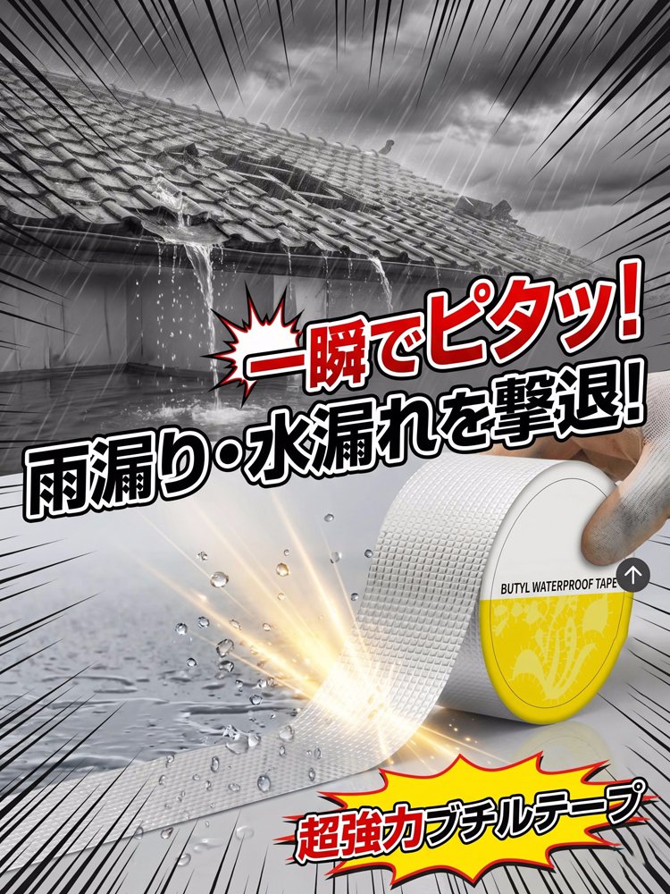 漏れ防止防水高温耐性テープ
