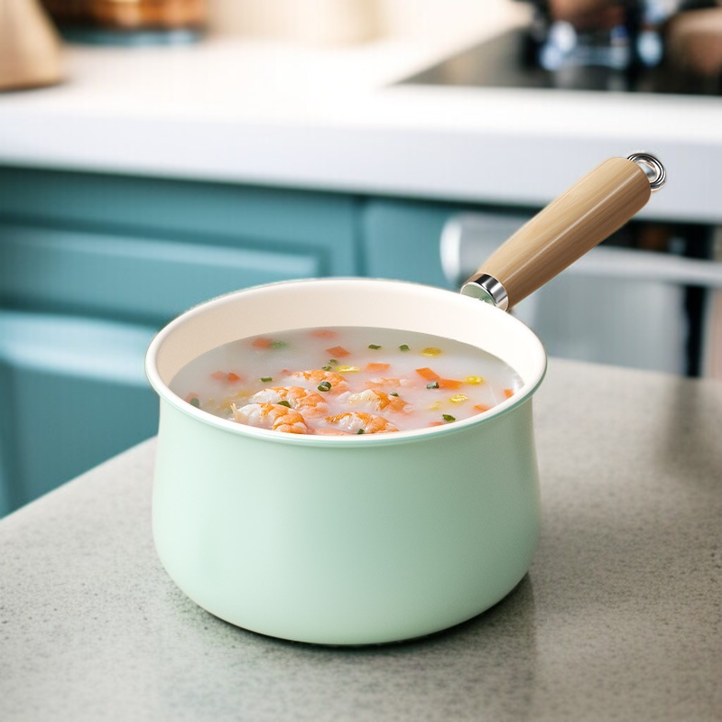 가정용 무접착 우유냄비 양면 무접착 비주얼 라면냄비