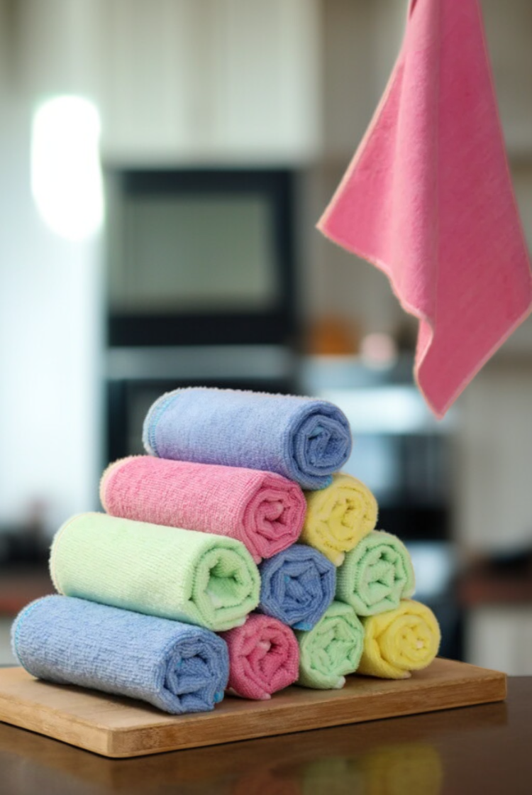 식기세척에 적합한 극세사 행주