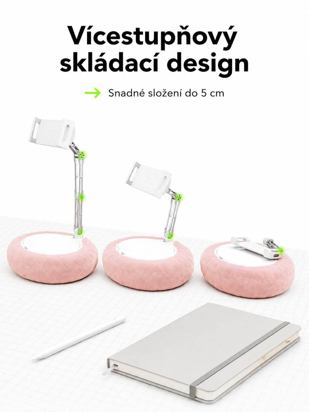 Lehký a snadno přenosný stojan na cesty