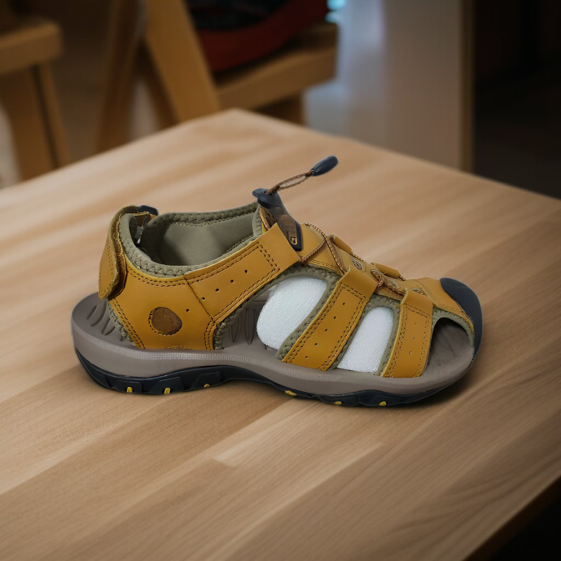 つま先付きサンダル