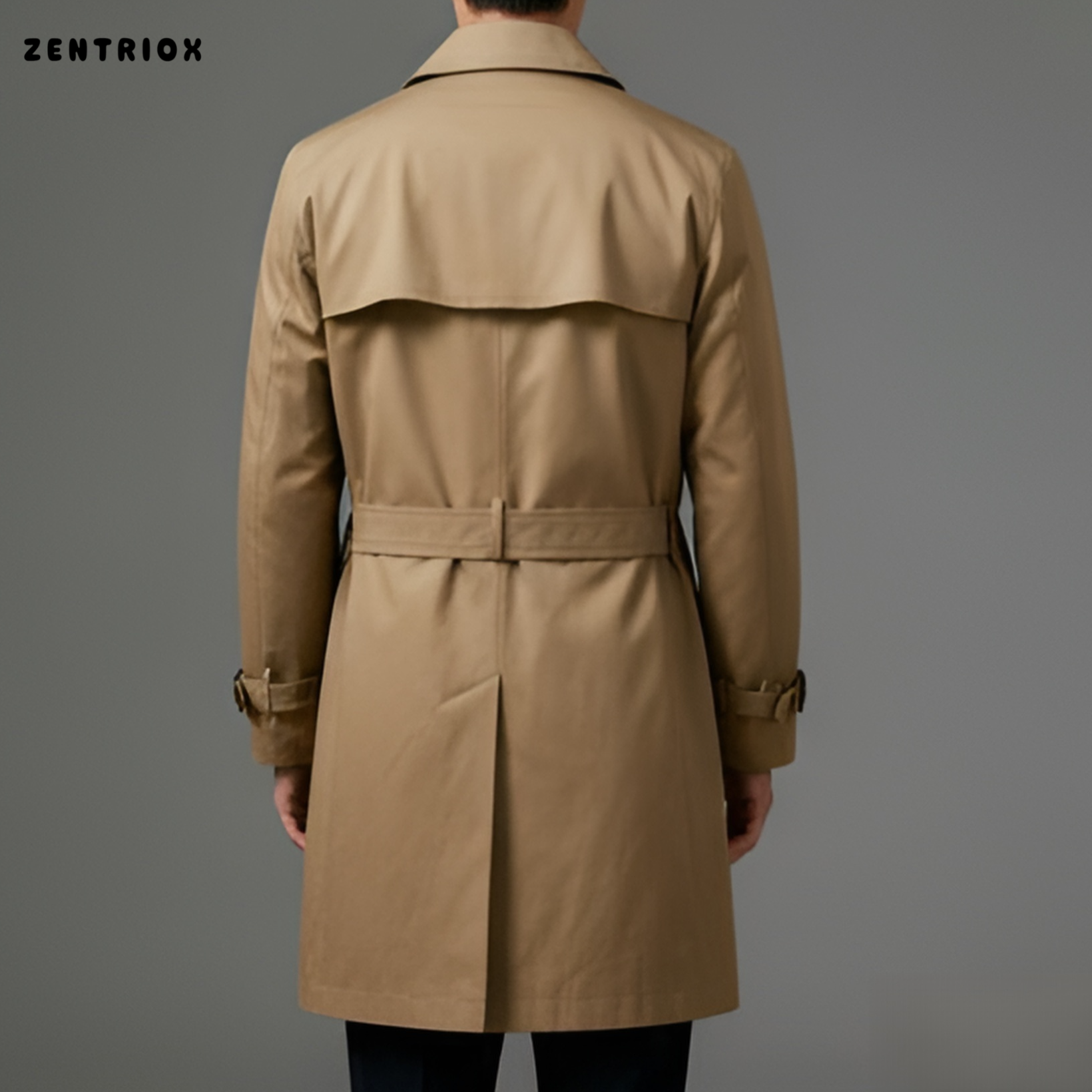 미디 길이 캐주얼 재킷 스타일링 샷