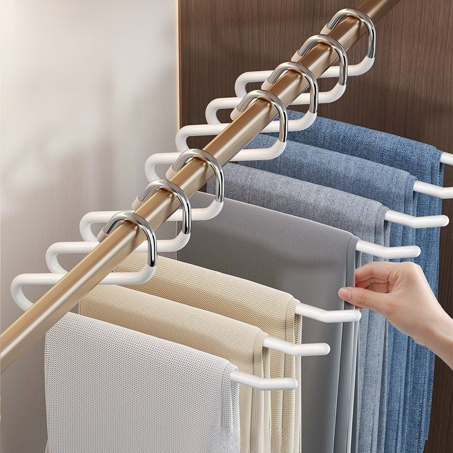 다용도 바지걸이 2자형 랙