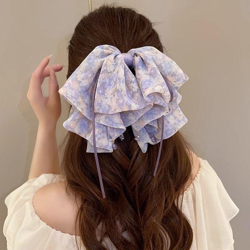 Haarspange mit Schleife