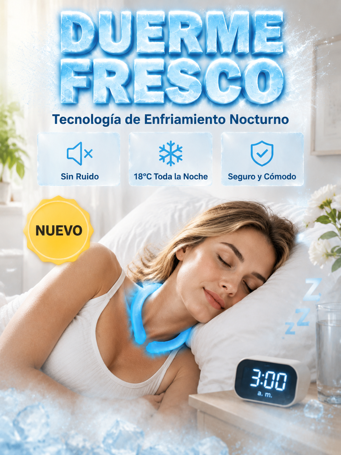 Cinturón de hielo para proteger del calor