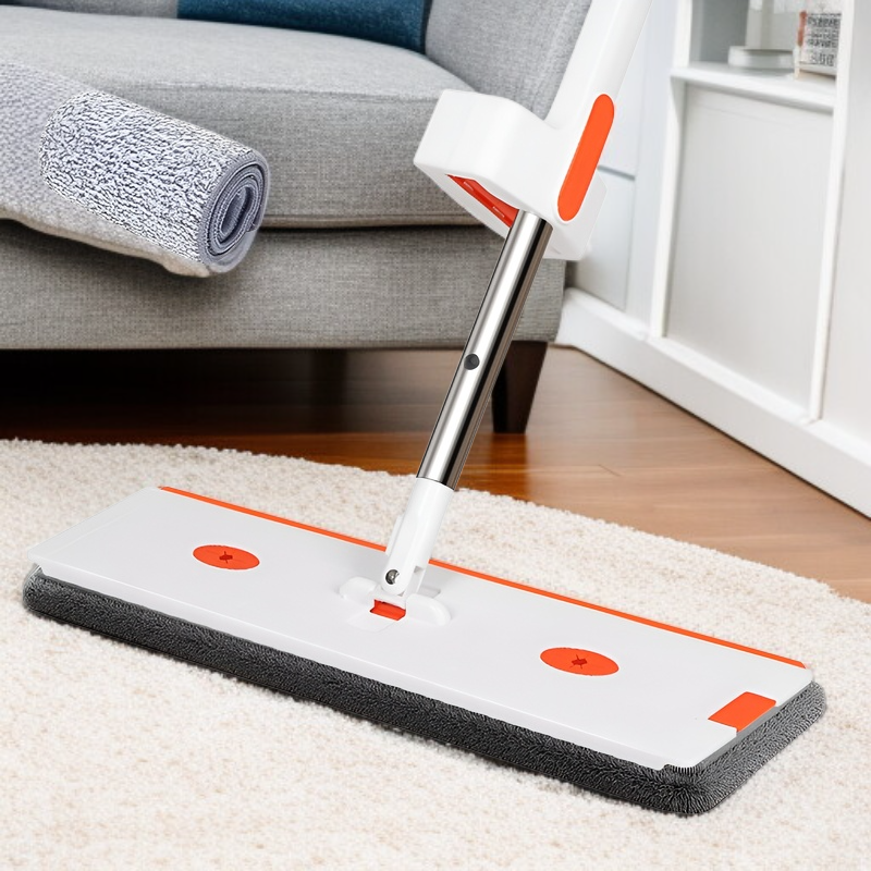 【R】2025年新型スプレー式レベリングモップ 家庭用ワンモップ クリーン ハンズフリー 怠惰なモップ掛け ウェット＆ドライ兼用