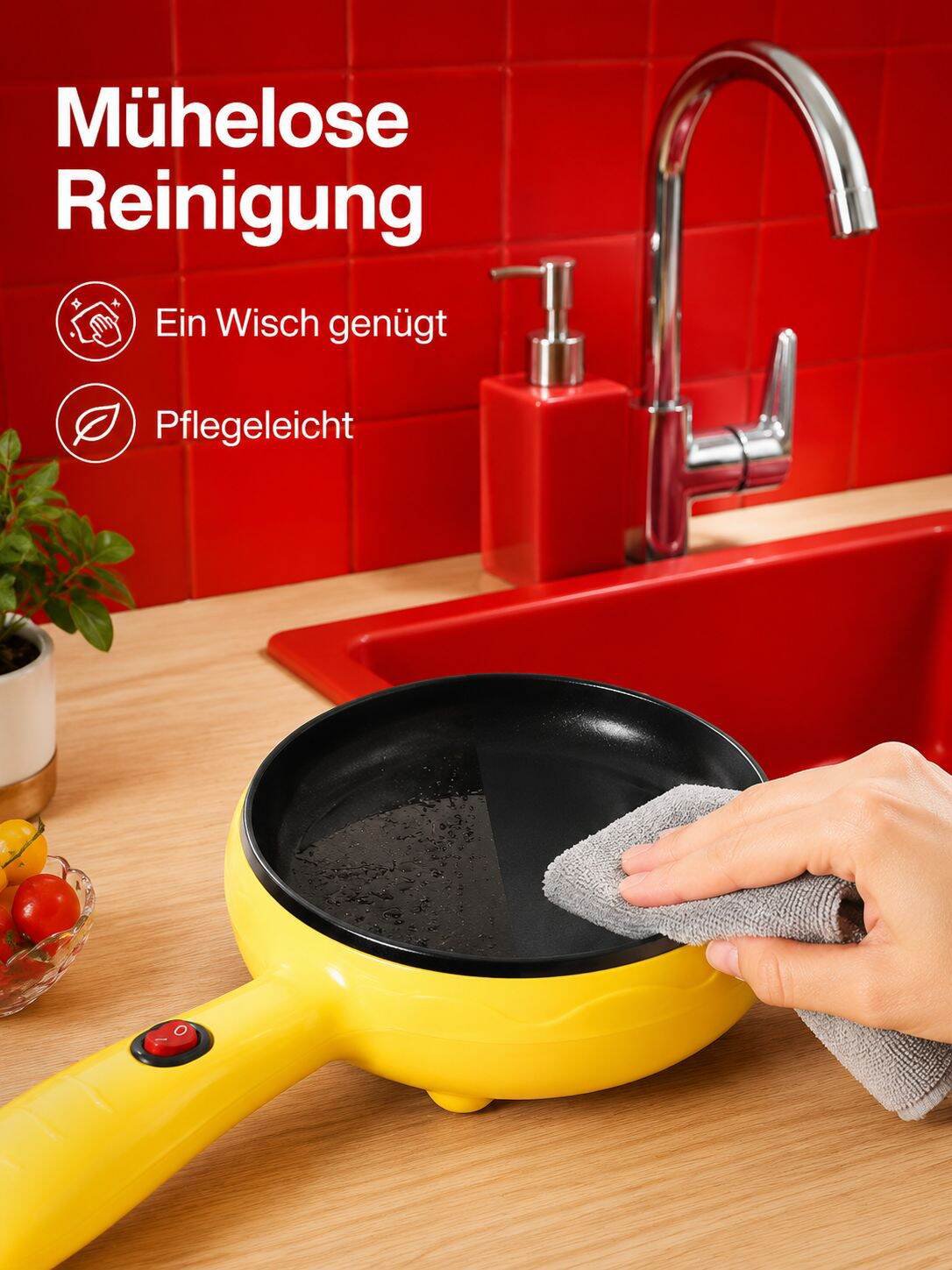 Bratpfanne mit Antihaftbeschichtung