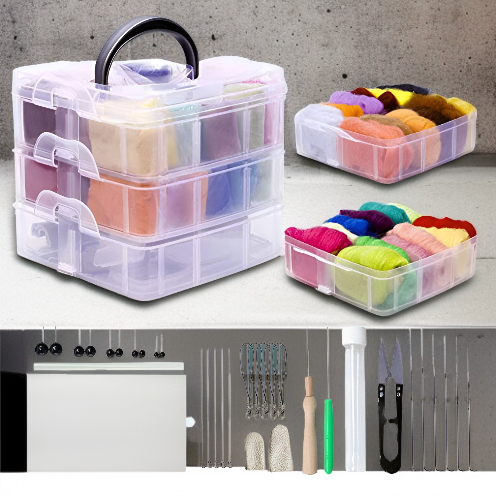 울펠트로 장난치다