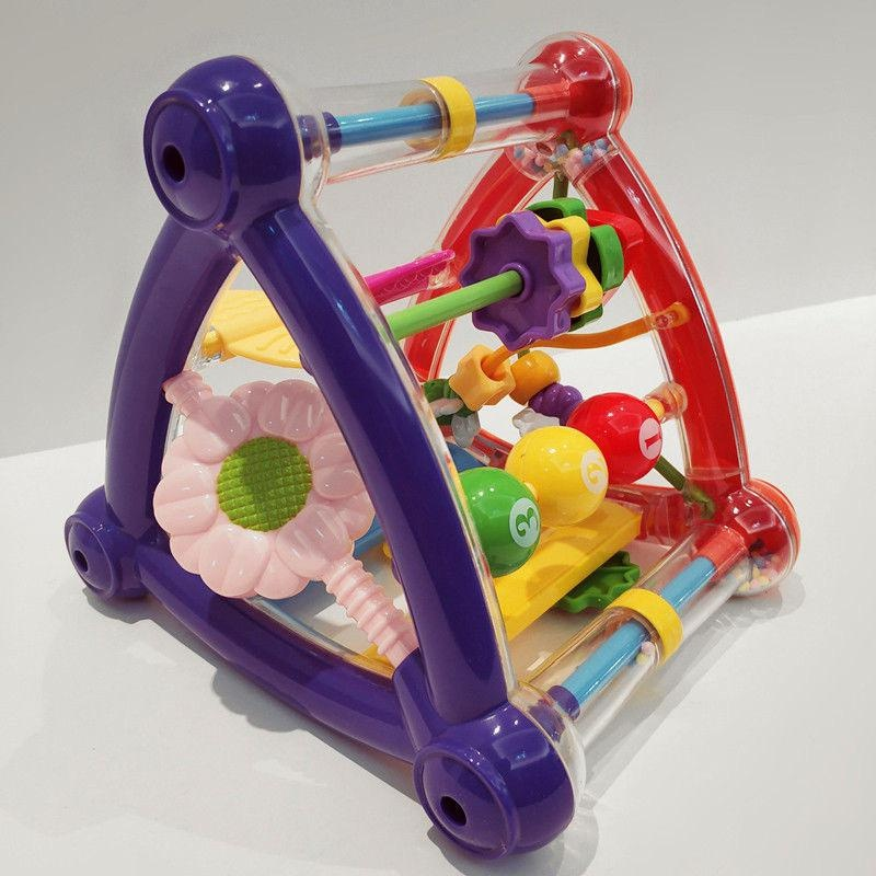 Baby Five-sided Triangle Multi-purpose Rattle