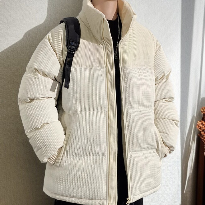 カップル用秋冬チャイナベーカリー風プリントパディングジャケット