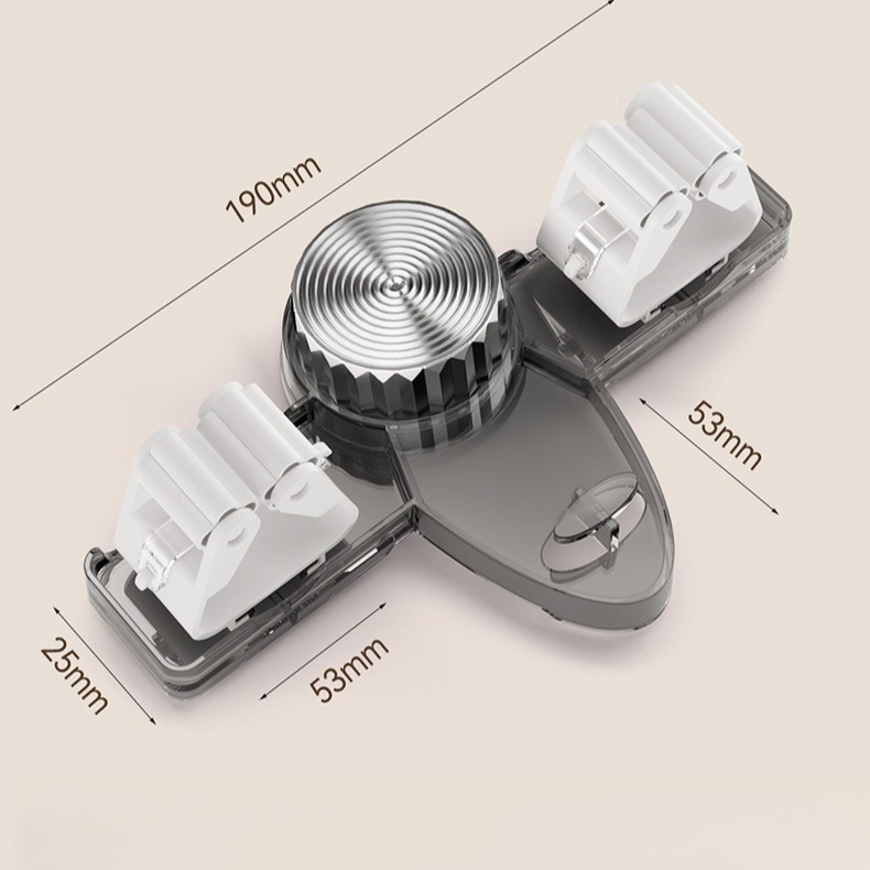 牆面收納吸盤拖把夾