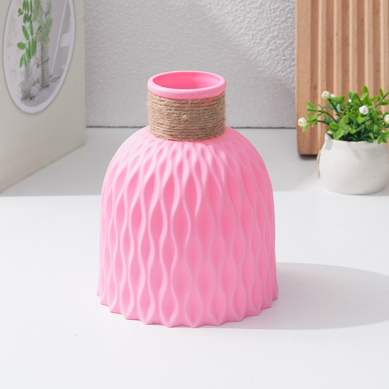 Einfache und langlebige Ananas-Kunststoffvase für Zuhause