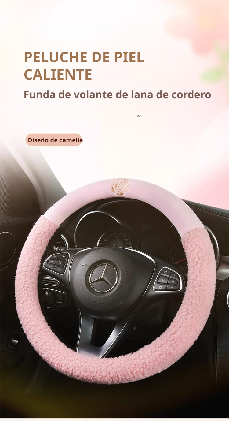 Cubierta de volante de lujo para mujer en color rosa