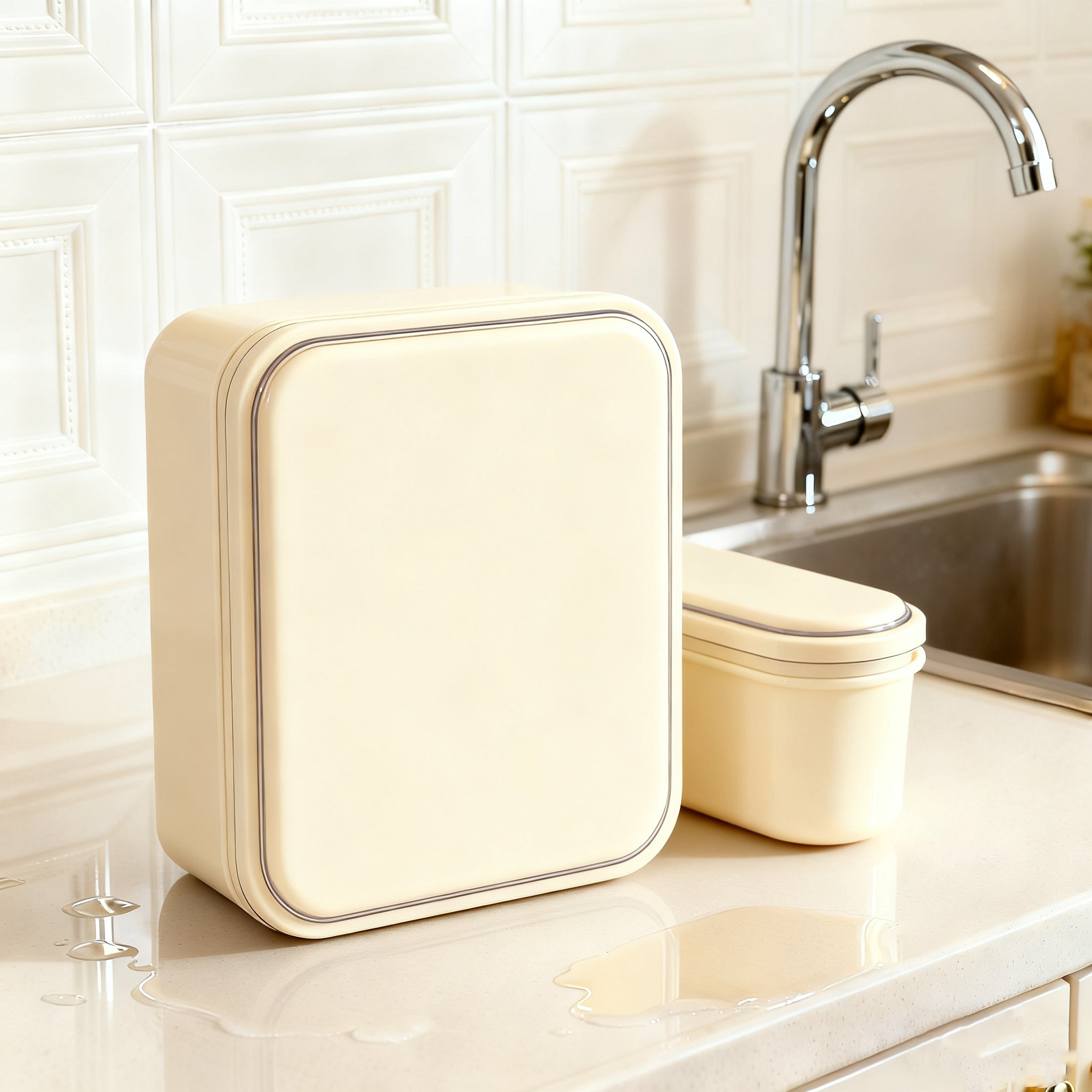 주방 식품 보관함 (2개 세트)