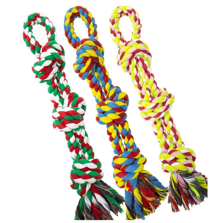 Durable Cotton Rope Toy for Large Dogs, Tug-of-War Chew Knot