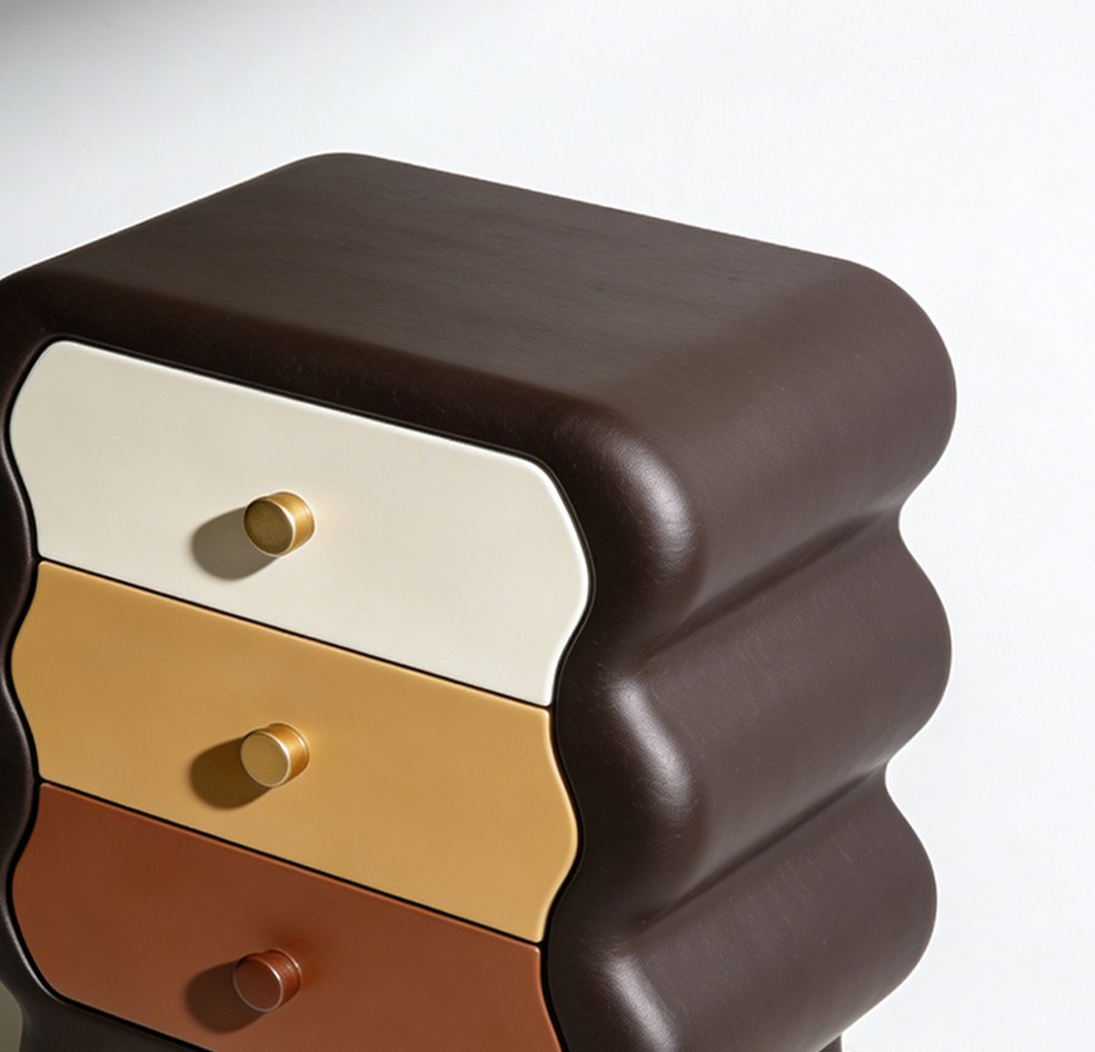 ベッドサイド収納キャビネットの全体画像