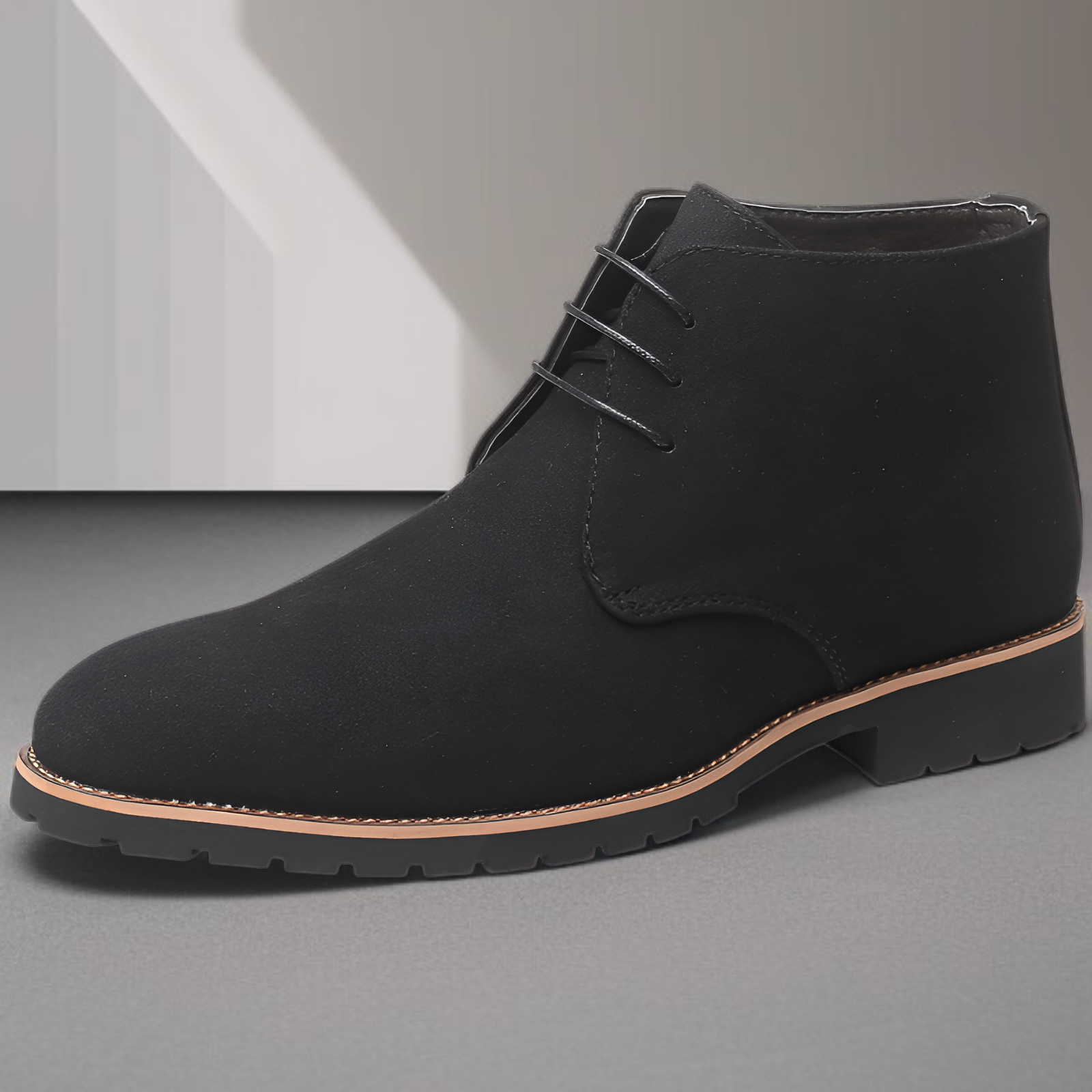 メンズ 秋 ポインテッドトゥ マーティンブーツ