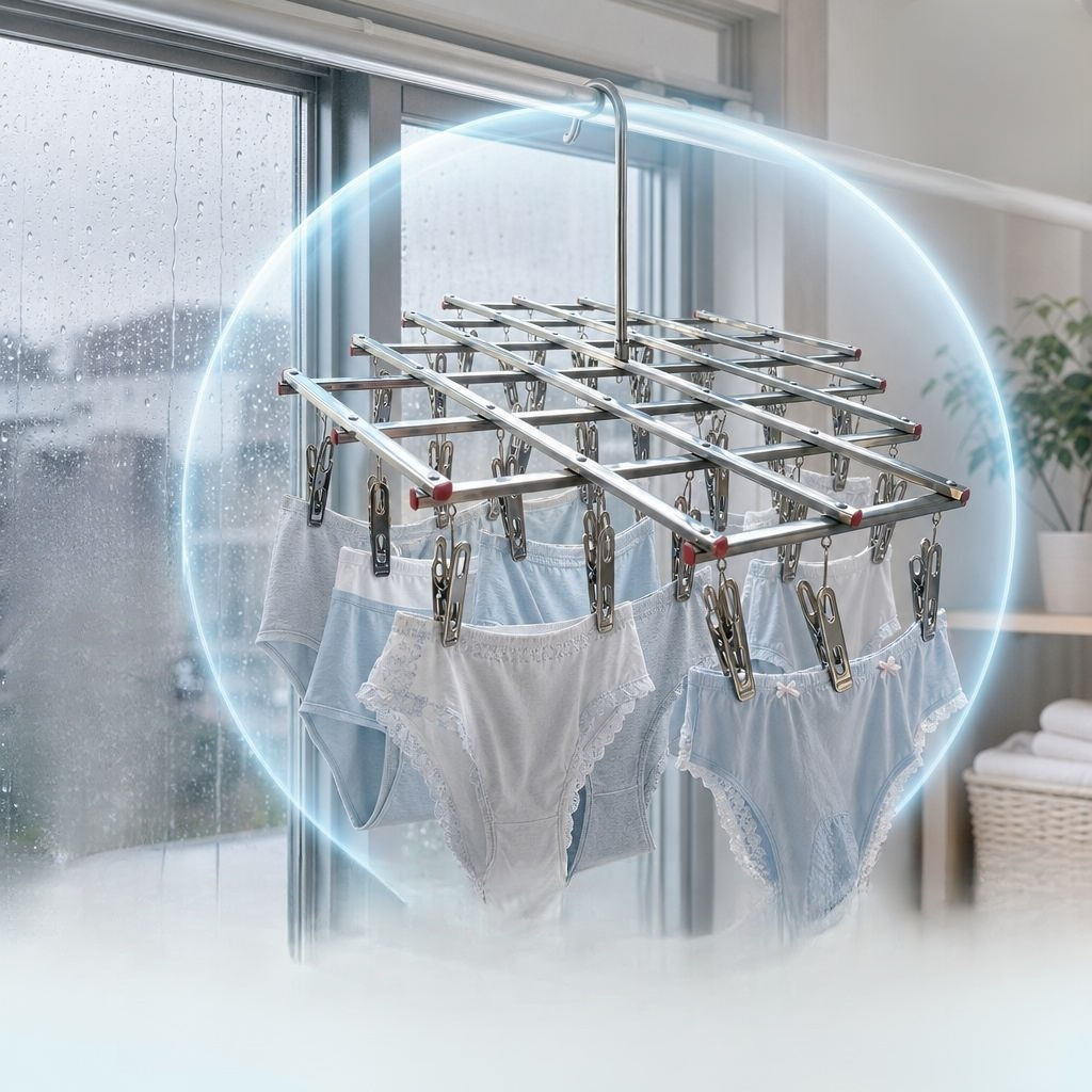Modern Minimalist Stainless Steel Multi-purpose Drying Rack