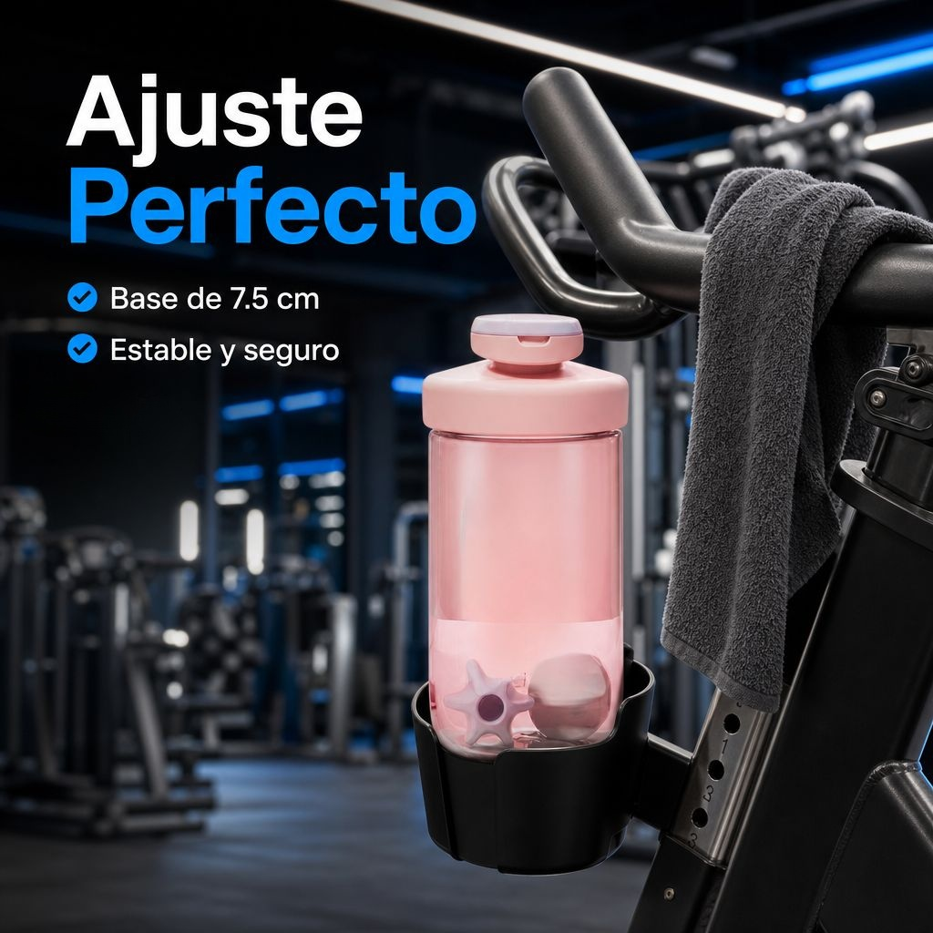 Botella mezcladora de fitness con escala, apta para hombres y mujeres