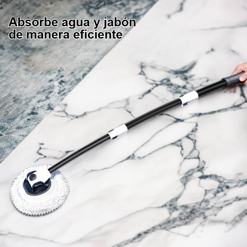 Mopa para lavado de autos con mango extensible