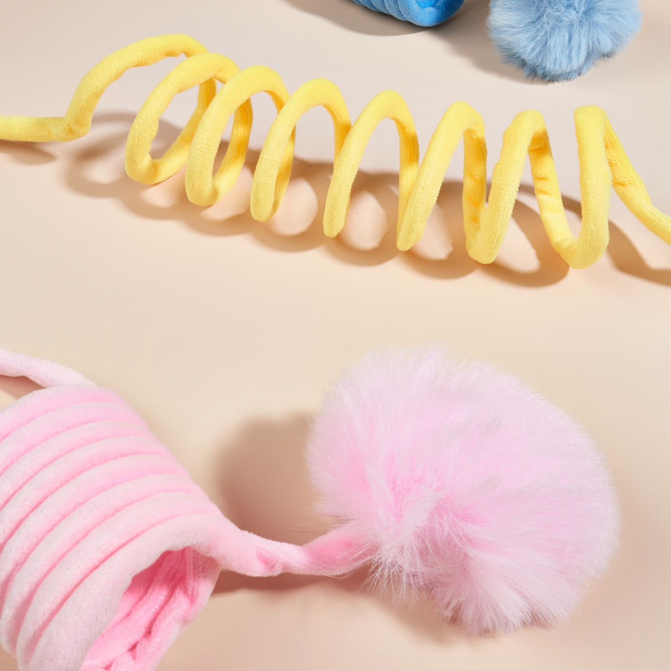 彈簧毛絨逗貓棒