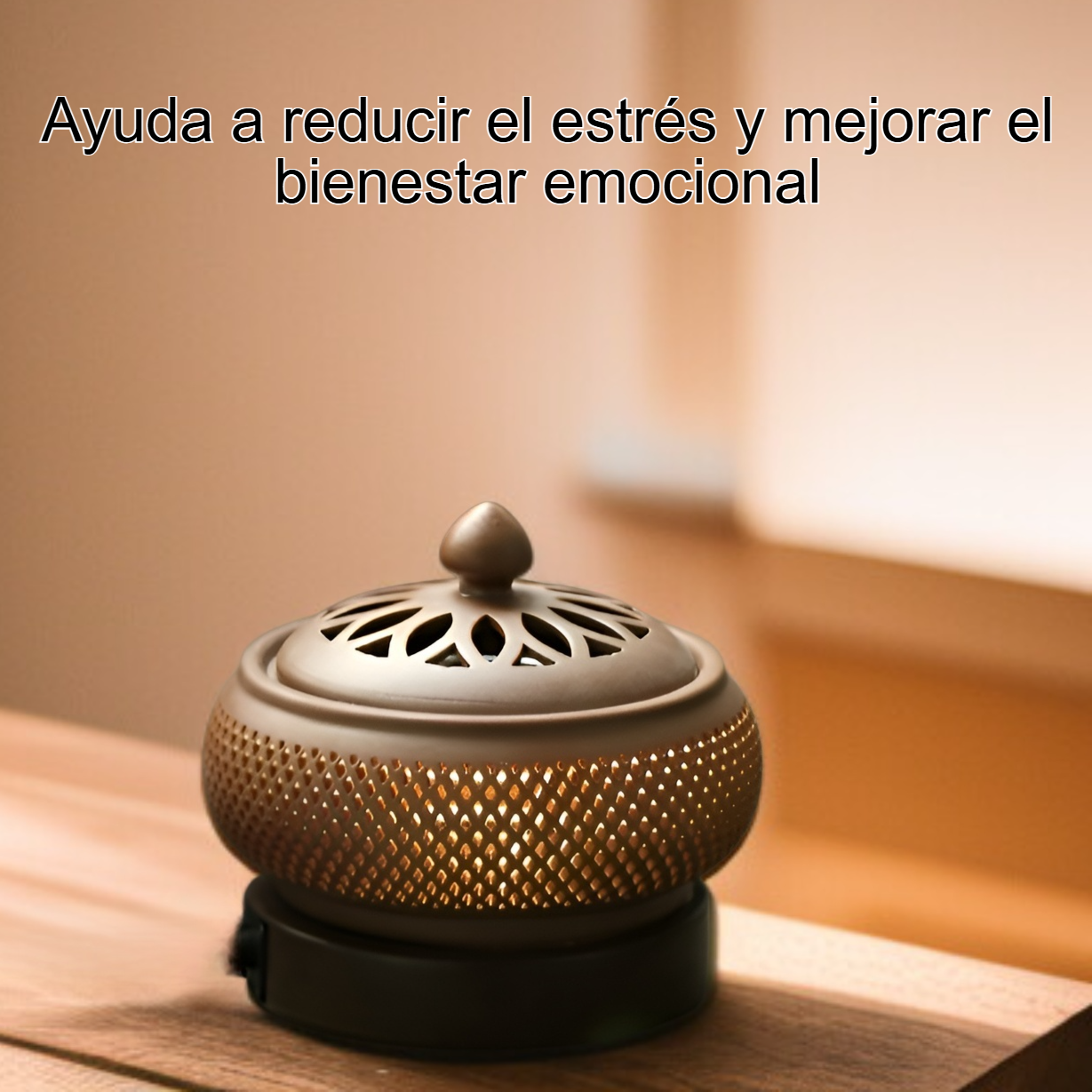 Quemador de aroma de cerámica elegante para decoración