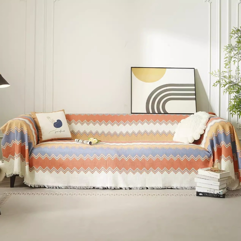 Nordic-Style Sofa Throw