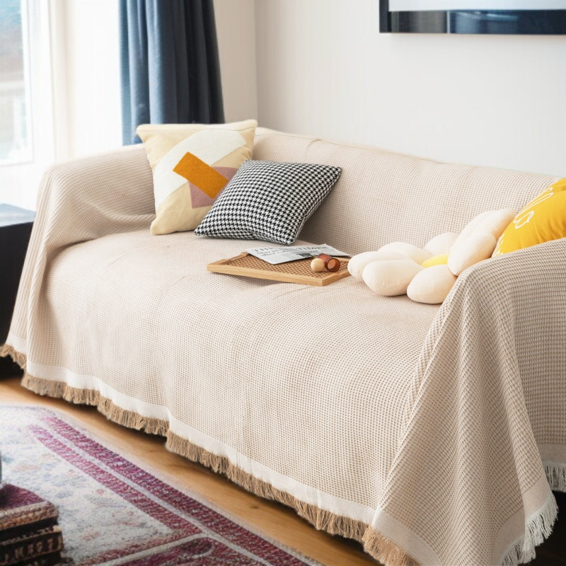 ソファカバーカバーフルカバー綿糸ユニバーサルソファブランケットカバータオル フルカバーソファ