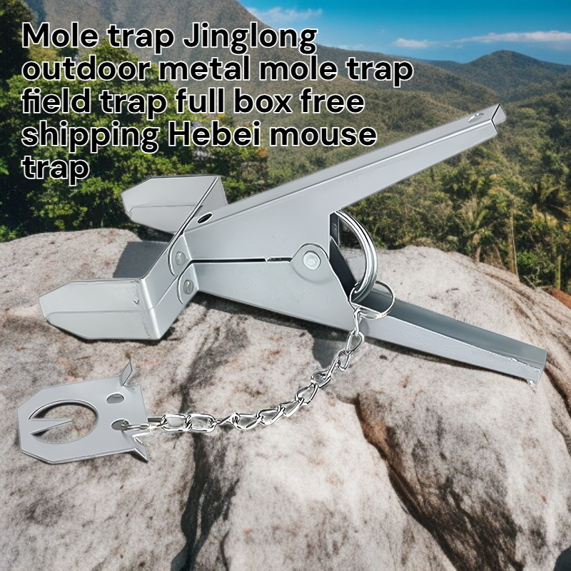 Trampa metálica para topos Jinglong para campo, envío gratuito, trampa para ratones de Hebei