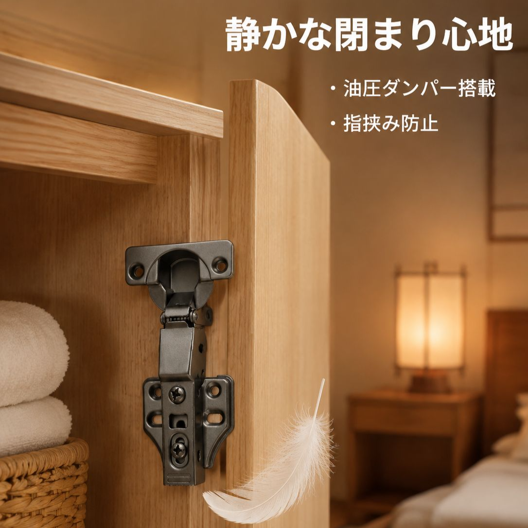 汎用メッキ仕上げ二段階力銅製丁番