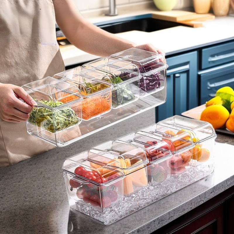 다기능 칸막이형 식품 보관 용기