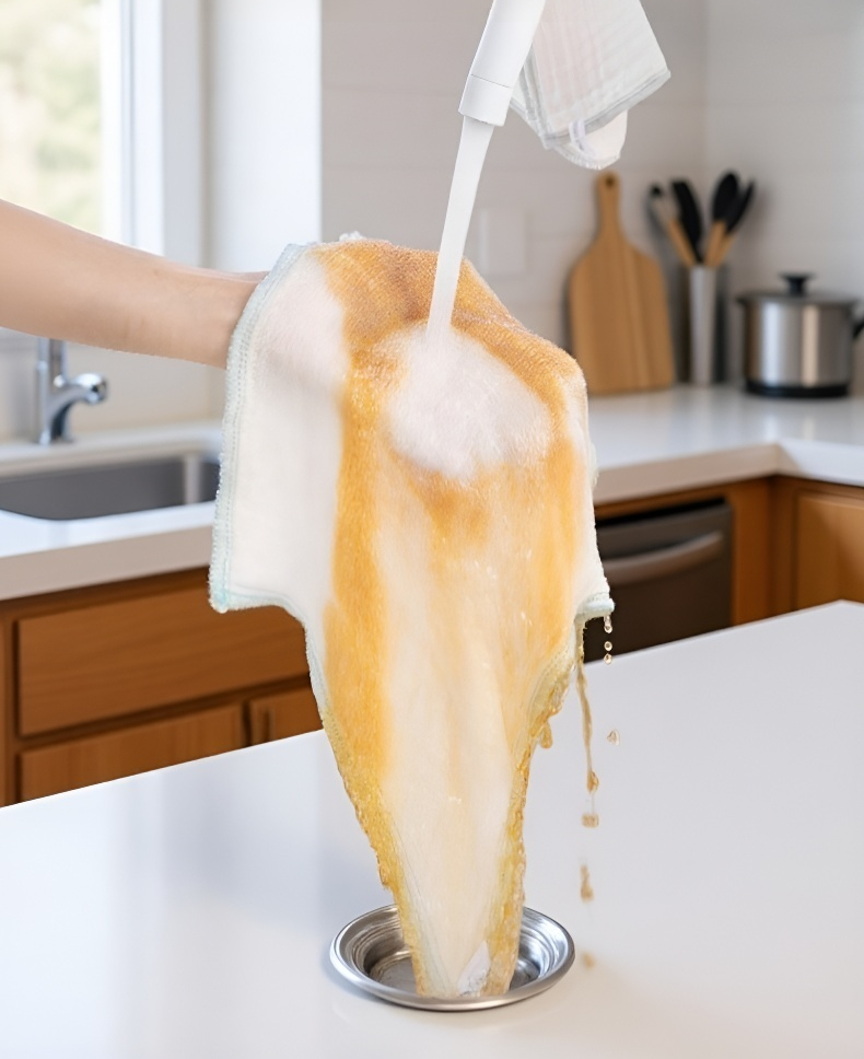 다용도 청소용 두꺼운 메쉬 천 제품