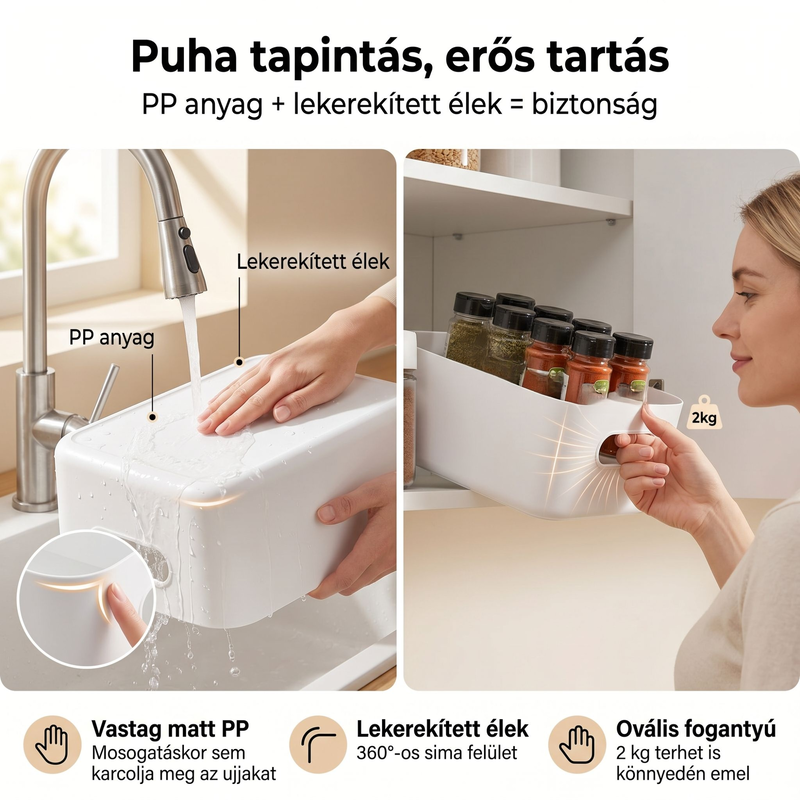 Többfunkciós asztali rendszerező doboz
