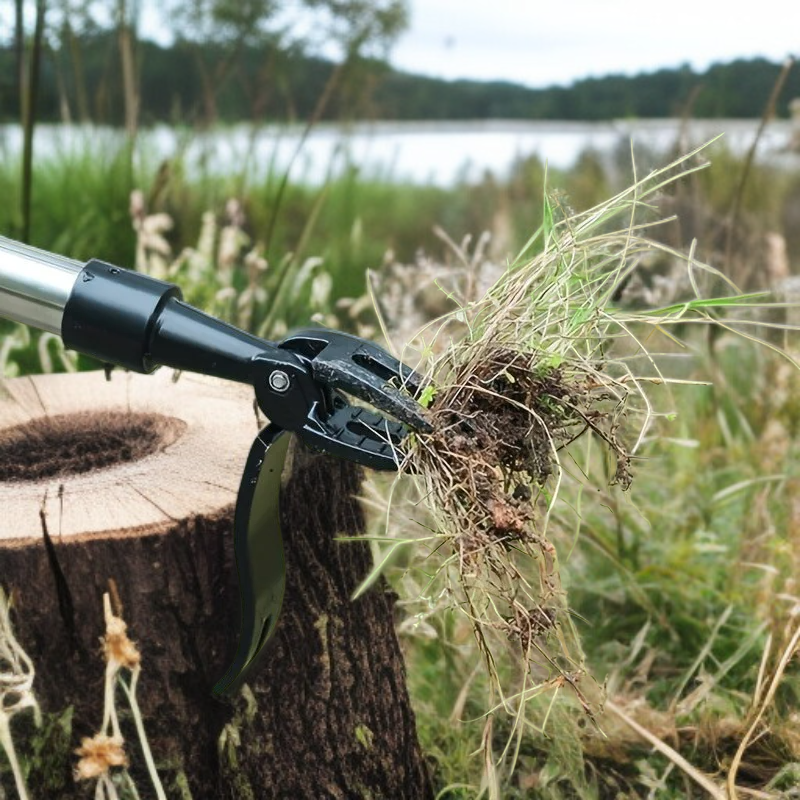 Arrancador de malas hierbas con garra de aluminio