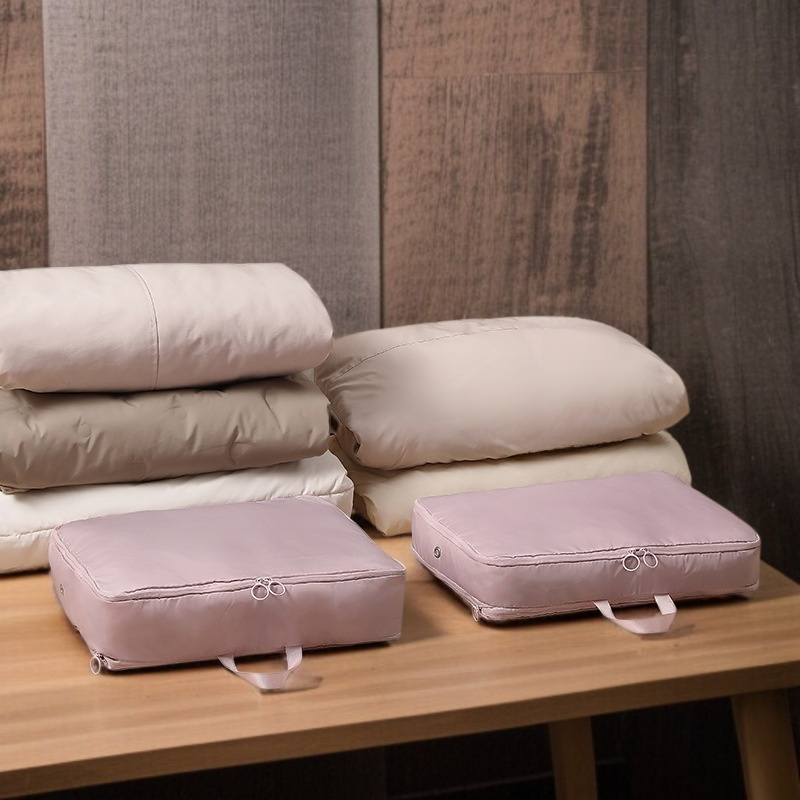 ポータブル衣類オーガナイザー 除菌拡張ディスペンサーバッグ 衣類収納バッグ 旅行衣類整理真空圧縮袋