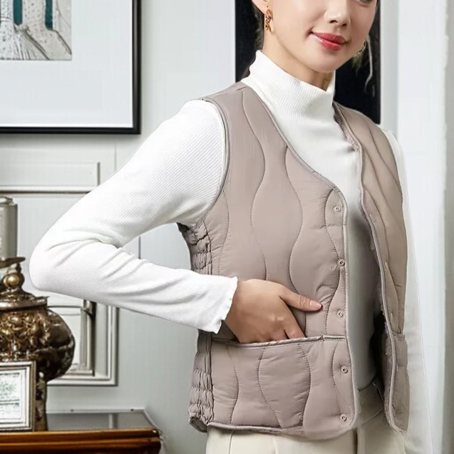 여성 기모 베스트 패션 숏 베스트 여 도톰한 가을 겨울 슬림핏 민소매