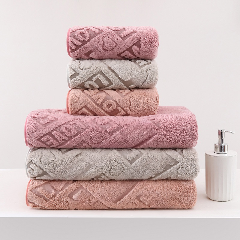 Coral fleece bath towel