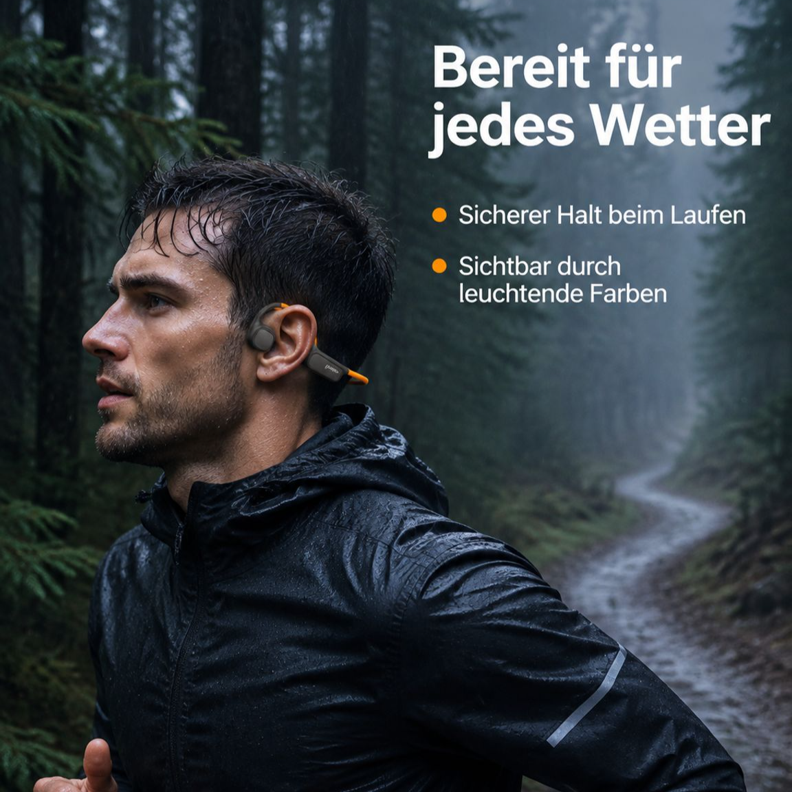 2025 neue leuchtende Luftleitung Bluetooth-Kopfhörer