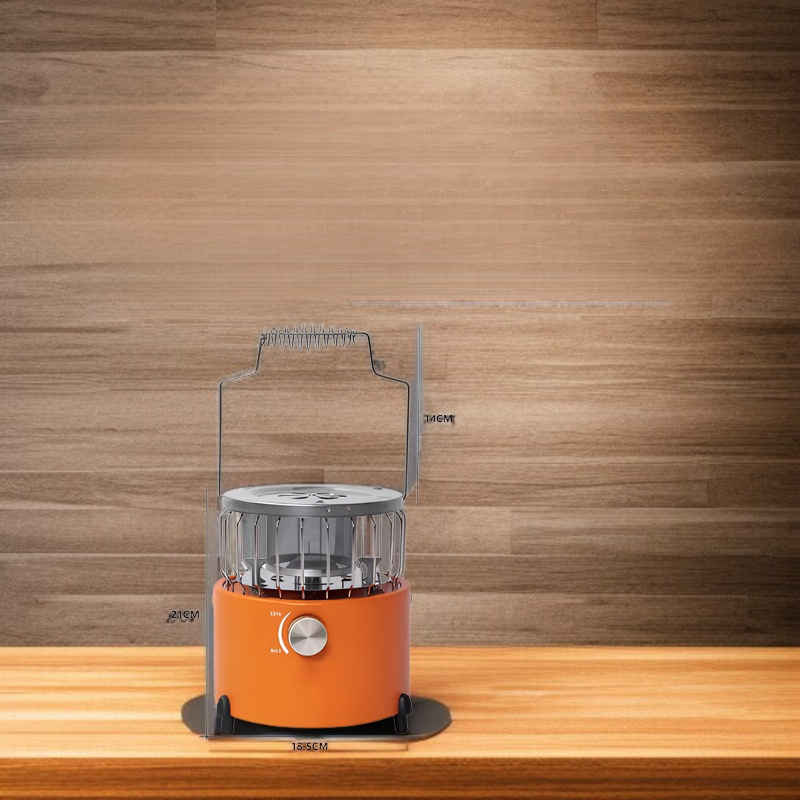 屋外用暖房ストーブ キャンプ・アイスフィッシング・囲炉裏・お茶煮用 ポータブルガス暖房炉 手を温める小型ヒーター