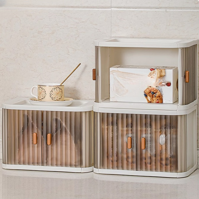 Caja de almacenamiento apilable para sala de estar 