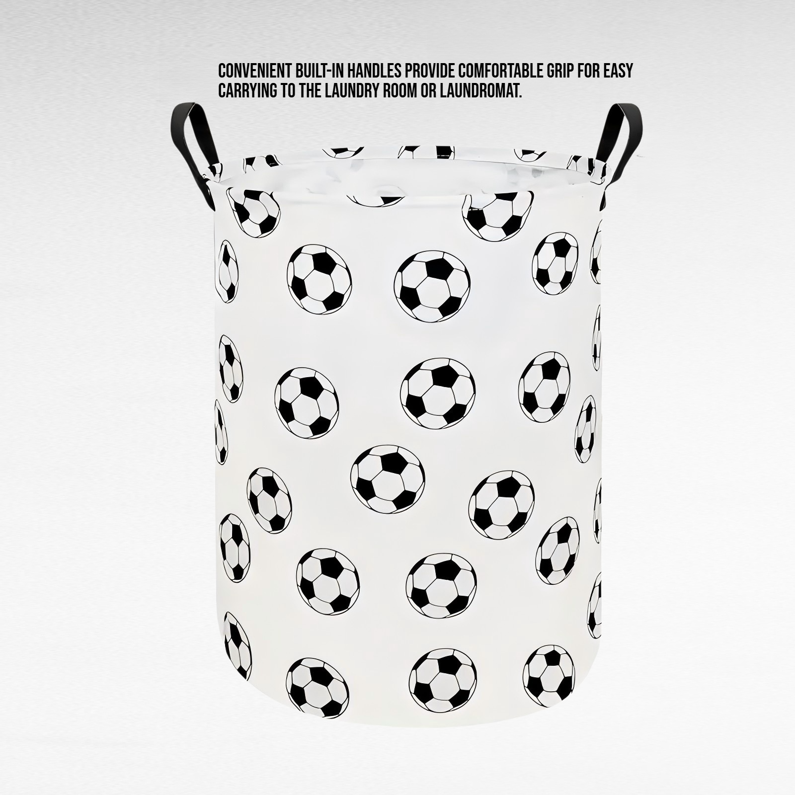 Oversized Bathroom Laundry Hamper – Foldable Dirty Clothes Organizer