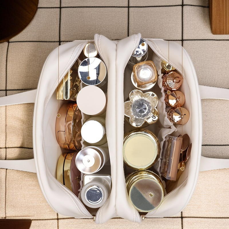 Modern Simple Tote Storage Pouch Travel Skincare Toiletry Bag Portable Fashion Pouch