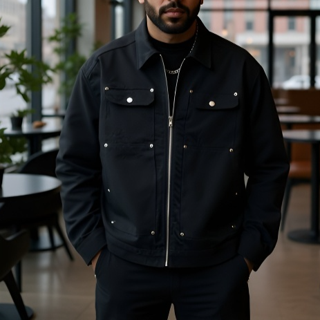 남녀 헤비 재킷 캐주얼 톱 징 데님 코트 재킷 패치 집업 데님 코트