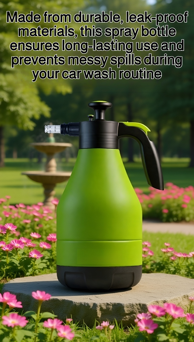 Multifunctional large-capacity car wash spray bottle for easy cleaning
