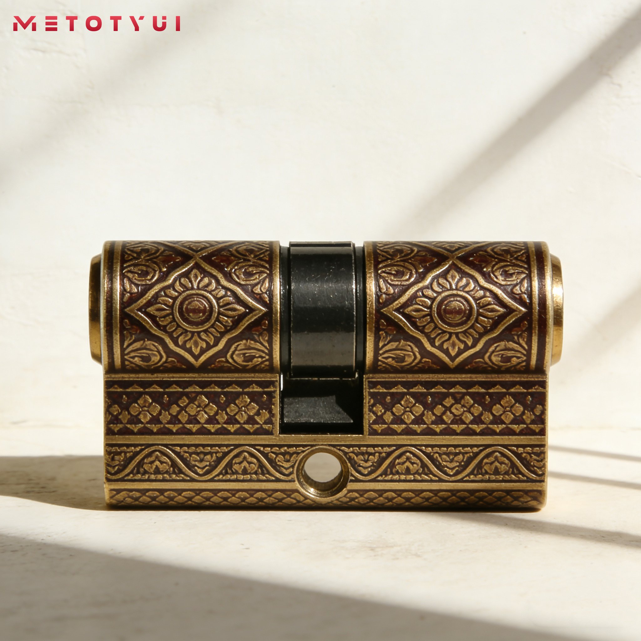 กระบอกล็อคประตูป้องกันการโจรกรรมสากลพร้อมแกนทองแดงเพื่อป้องกันการเปิดทางเทคนิค