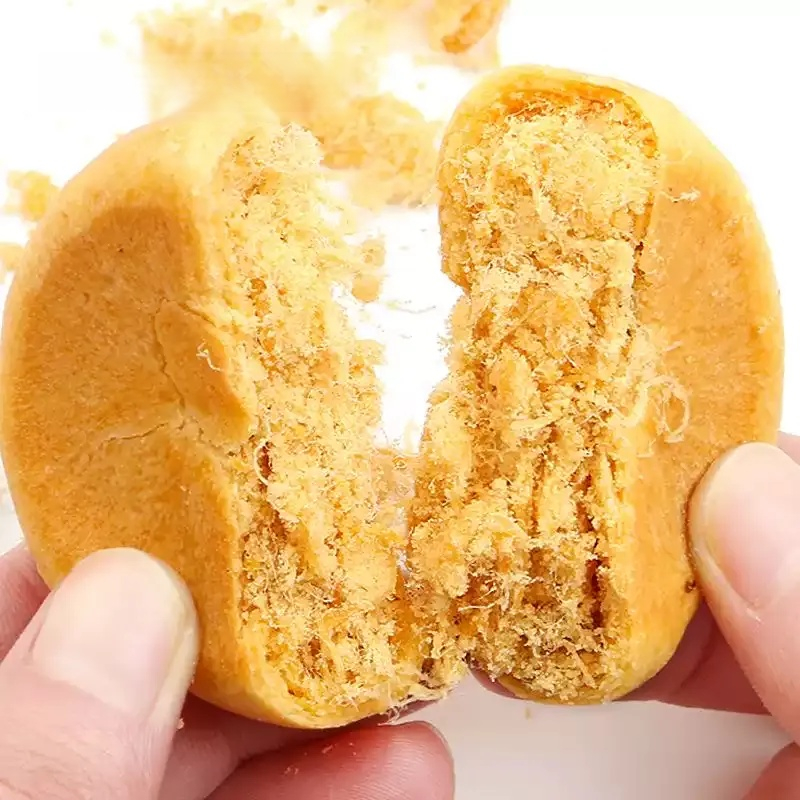 肉松餅パン製菓網紅菓子のふわふわ断面